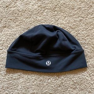 Lululemon Grey Beanie with Ponytail Hole